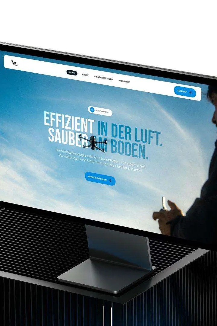 Website von Berner Express