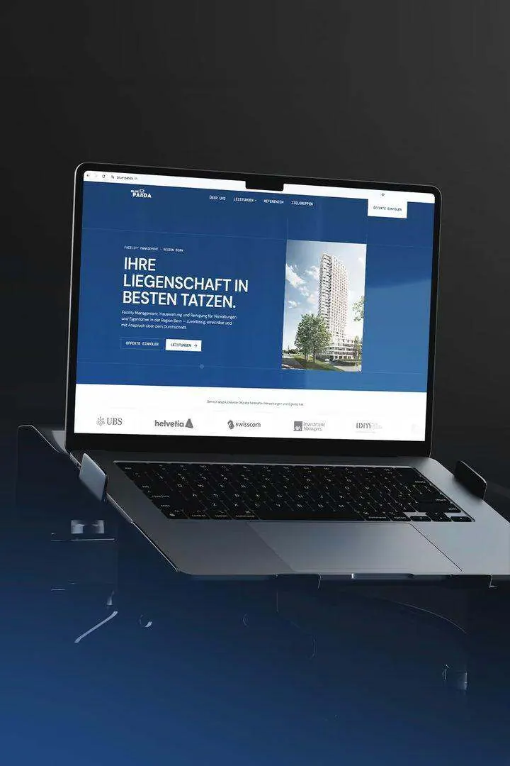 Website von Blue Panda