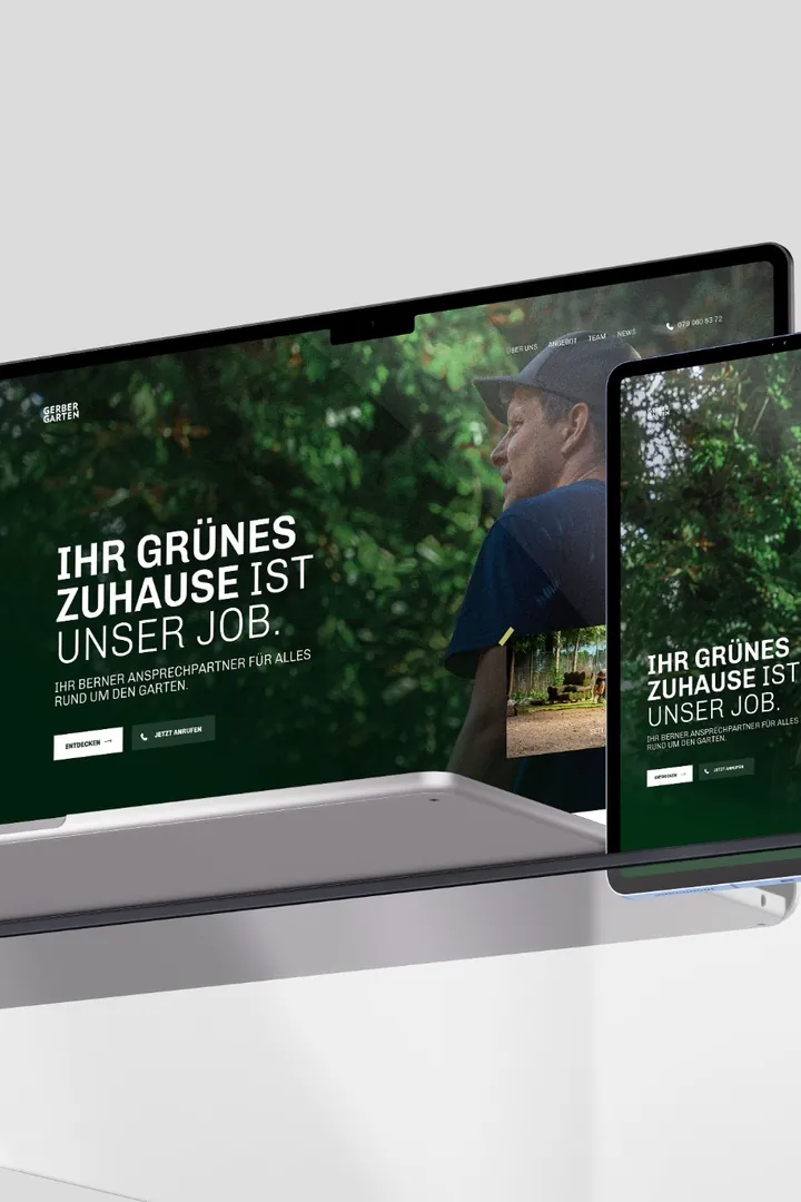 Webdesign für Gerber Garten