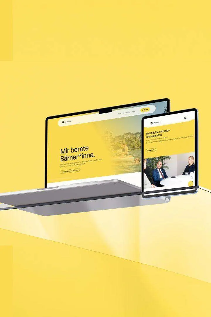 Website von MoneyBärn