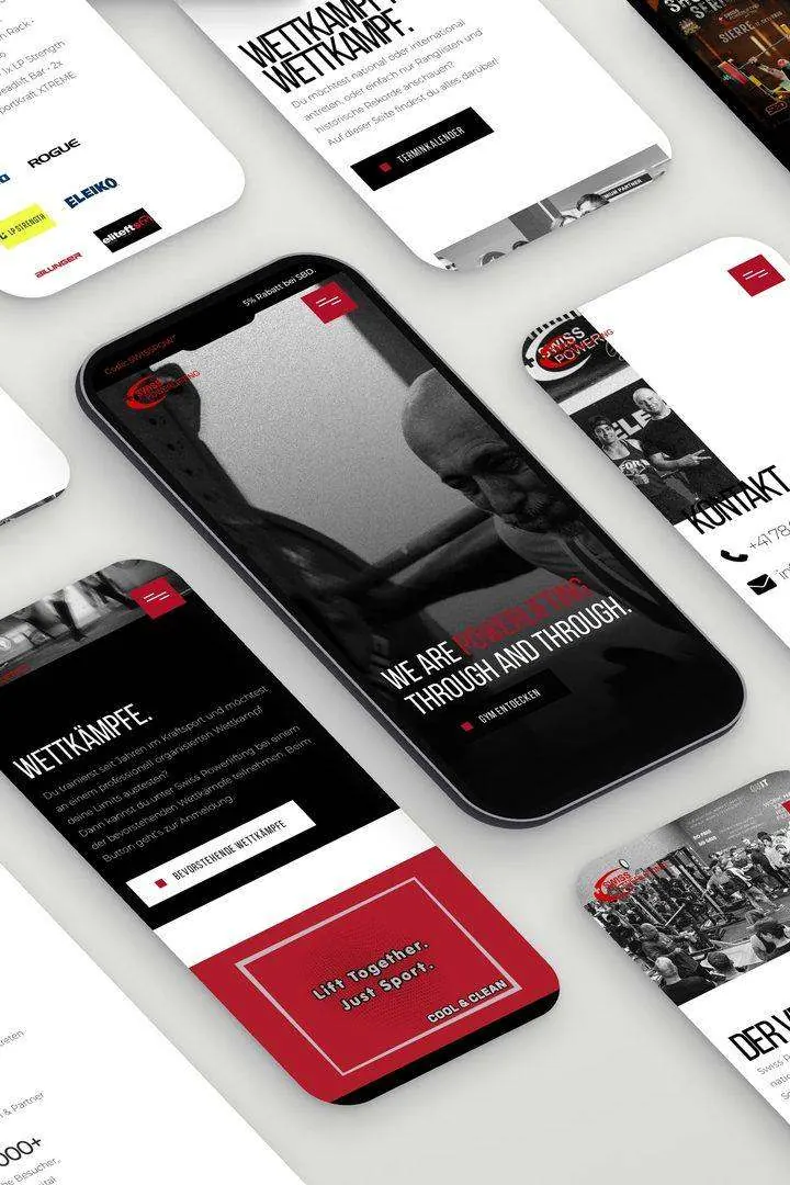 Website von Swiss Powerlifting